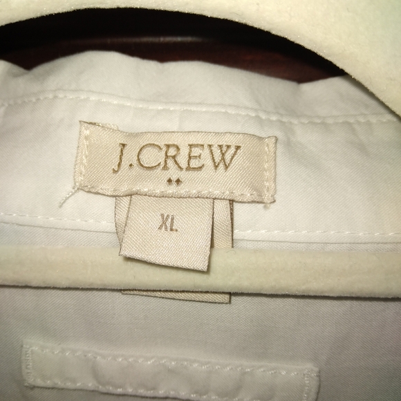 Like New J. Crew factory white  tunic top. - Picture 2 of 6